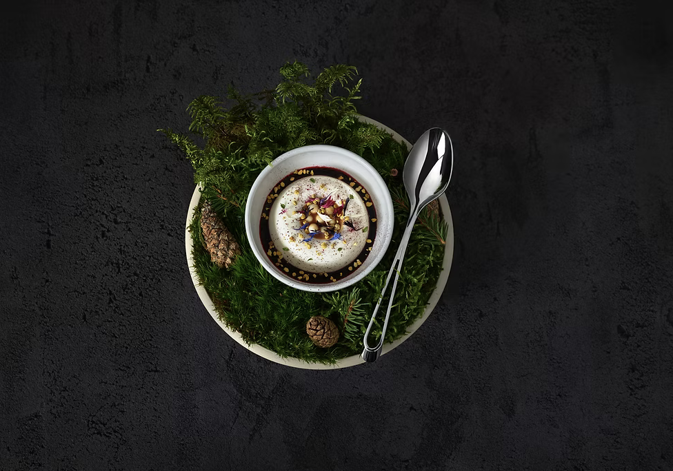 HEPP Gourmet Schale im stilvollen Food-Styling für Porzellan und Gastronomie